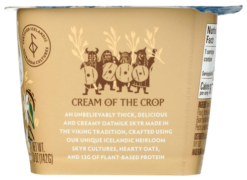 5 Icelandic Provisions, Yogurt Skyr Oatmilk Vanilla Bean, Ounce