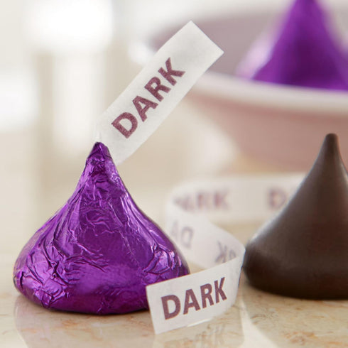 Pack, 32.1 oz HERSHEY'S KISSES SPECIAL DARK Mildly Sweet Chocolate Candy Party Great Holiday Candy and Stocking Stuffer
