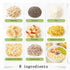 xapuo 500g 3 Chia Seeds Apple Banana Milk Oatmeal, Instant Hot Cereal, Ways To Prepare, Quick Breakfast For Home Office