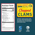 1 1 Snow's Clam Essentials Bundle - Bottle Juice and Can Chopped Clams for Chowders, Soups, and Stews
