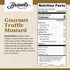 1946 (8oz) Braswells Gourmet Truffle Mustard Small-Batch, Renowned Specialty, Made in USA, Since