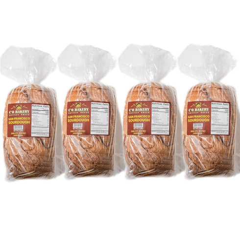 C'O BAKERY San Francisco Sourdough Bread - Artisan Bread Handmade - All Natural, High