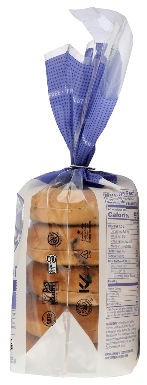 5 Count, 11.8 OZ Carbonaut Low Carb Lemon Blueberry Bagels