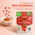 6 Pack (1 Oz Packs Pols Freeze Fresh - Sliced Freeze-Dried Strawberries Each) No Added Sugar, Non-GMO, Vegan