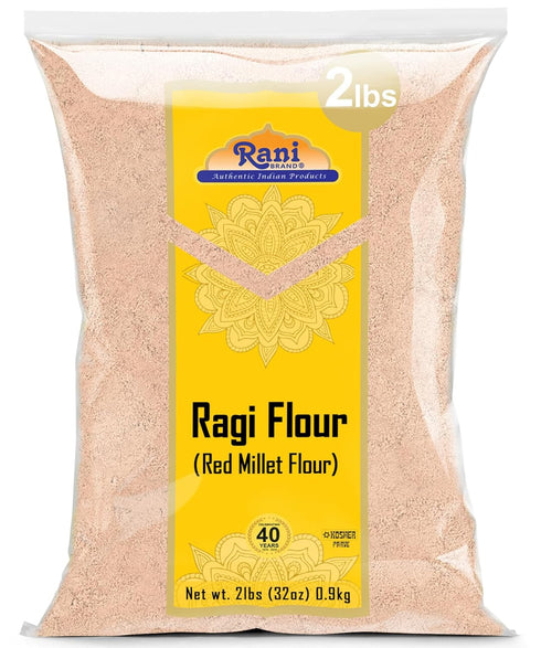 Rani Ragi (Finger Millet) Flour 32oz (2lbs) 908g ~ All Natural |