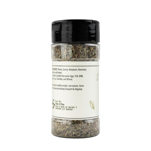 (0.8 Olive & Vine Herbes de Provence, Aromatic Blend, For Roasts & Stews, Rich Tradition, Authentic Taste, For Global