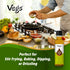 100% 8.4 oz Vegs Black Sesame Oil - Pure Organic Cold-Pressed Extra Black Sesame Seed Oil for Cooking, Skin, Hair