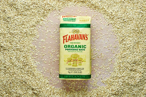 100% 200 2.2 Lbs (1kg) Flahavan's Organic Porridge Oats | Wholegrain Rolled Oats | Trusted For Over Years | Product