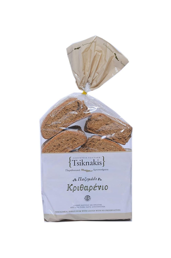 Tsiknakis Rusks | Pure ingredients | No Preservatives | All Natural | Cretan