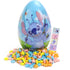 Jumbo Stitch Easter Egg with Candy Stars and Mini Stickers Inside, Festive