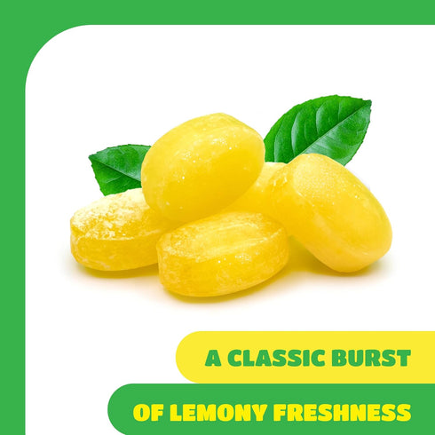 1 Pack Lemon Drops Hard Candy - Pound - Sanded Lemon Candy with Sweet and Tart Citrus Flavor - Old Fashioned Yellow