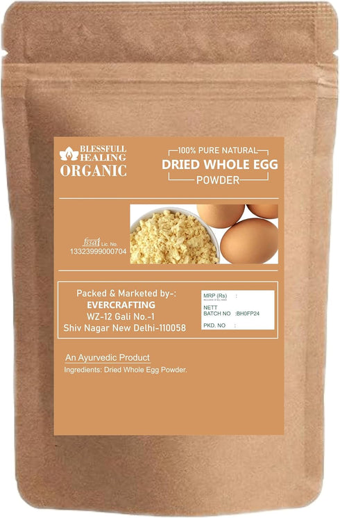 Blessfull Healing 100% 300 10.58 oz Organic Dried Whole Egg Powder Pure Natural Gram /