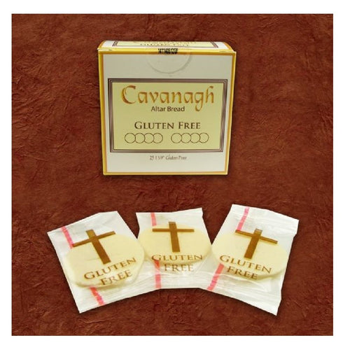 Cavanagh 1 3/8" (35mm) Communion 25 Count Gluten Free Diameter Altar Bread Boxed Individually Wrapped