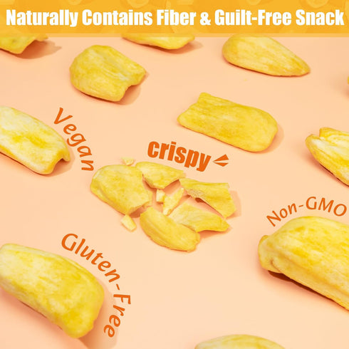 Nahasahr 10oz 100% Dried Jackfruit Chips Natural Jackfruit, No Sugar Added, Fruit-Forward Flavor, Vegan & Gluten-Free