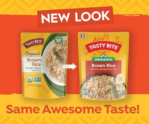 8.8 Tasty Bite Organic Brown Rice, Ounce, Ready to Eat, Microwavable, Vegan, Gluten-Free