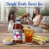 16 oz, Pack 12 Texas Tea Sugar Land Sweet Tea, Real Brewed Organic Black Tea with Imperial Pure Cane Sugar, Non GMO, No