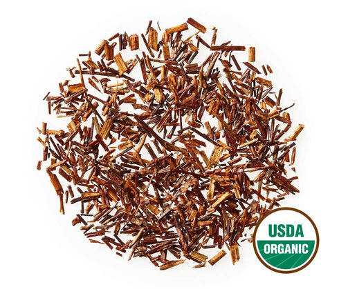 (30 Golden Moon Tea Rooibos Tea - Organic Herbal Tea - Caffeine-Free - Loose, Non-GMO - Travel Tin Servings)