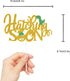 Hatching Soon Dinosaur Cake Topper - Welcome Baby Glitter Dino Eggshell Décor for Baby Shower