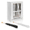Black and White Rock Candy Sugar Sticks - 24 Individually Wrapped Candy