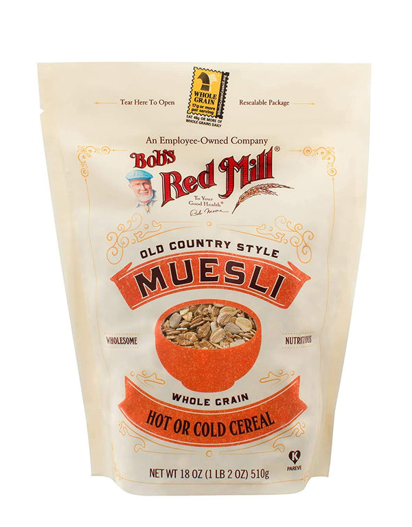 Bob's Red Mill Old Country Style Muesli Cereal, 18 Ounces (Pack Of
