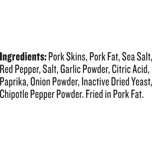 2.5 oz EPIC Pork Rinds, Hot and Spicy Chipotle Pepper, Keto Friendly Snack