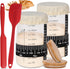 Xileanalee Pro Sourdough Starter Jar Kit 2 Packs-35 Oz Sourdough Bread Starter Jar