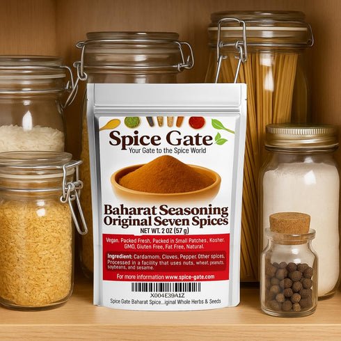 (2 oz) Spice Gate Baharat Spice Seasoning Seven Spice Authentic Lebanese, Middle Eastern Blend made from Original Whole