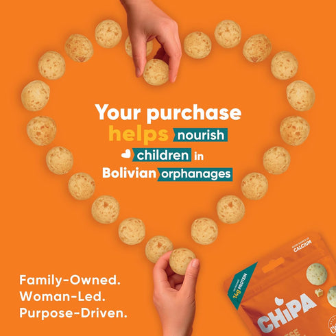 CHiPA (7g (12-Pack, 1.5oz Gluten-Free Cheese Snacks Inspired by Latin Cheese Bread Made with Cassava & Real Ingredients