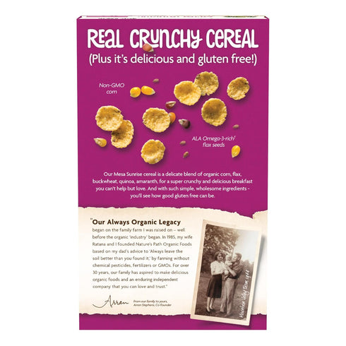 10.6 oz (Pack 1), Nature's Path Organic Mesa Sunrise Cereal, of Flax Seeds, Quinoa, Amaranth, Gluten Free