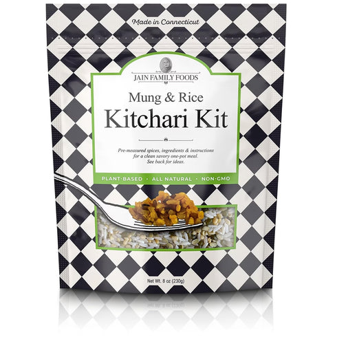Jain Family Foods Mung Rice Khichdi Kitchari Kit | Authentic Indian Meal