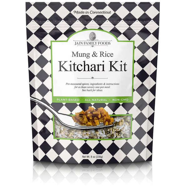 Jain Family Foods Mung Rice Khichdi Kitchari Kit | Authentic Indian Meal