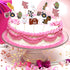 96 Pieces Farm Animal Cupcake Toppers, Chicken Duck Goose Cow Pig Tractor Horse Picks for Baby Shower Birthday Party.
