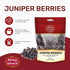 Spicy World 3.5 Juniper Berries Whole Ounce Bag- Pure - Great for Cooking, Drinks, Tea & More!