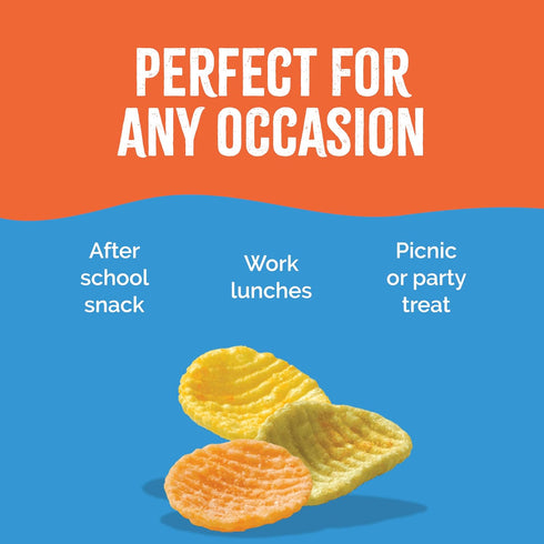 7 6-Pack Sensible Portions Veggie Wavy Chips, Sea Salt Flavor, Gluten-Free Chips, Ounce Bag