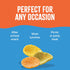 7 6-Pack Sensible Portions Veggie Wavy Chips, Sea Salt Flavor, Gluten-Free Chips, Ounce Bag