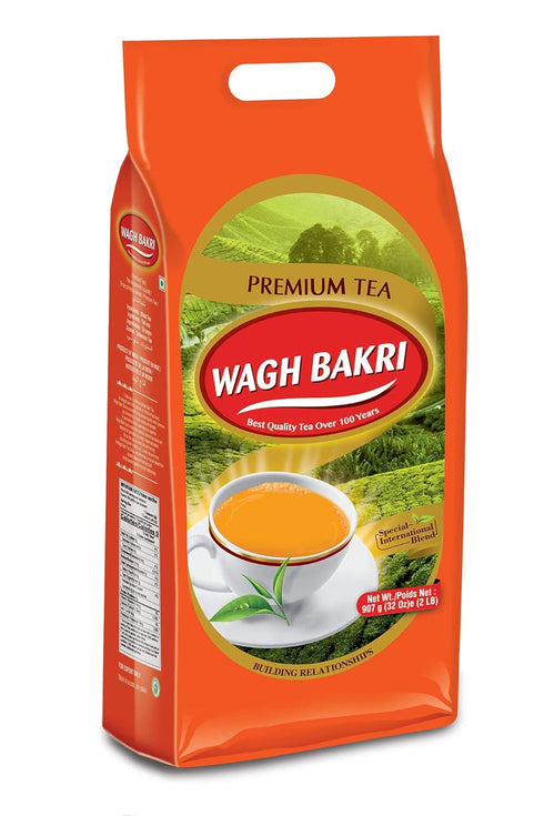 2 lb (Pack 1) Wagh Bakri Premium Black Tea, Special International Blend