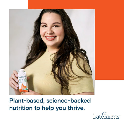 1.2 16g 27 8.45 oz (6 Pack) KATE FARMS Organic Glucose Support Shake, Vanilla, Protein, Vitamins and Minerals, Meal