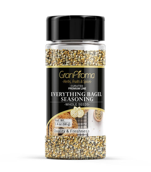 GranAroma Everything Bagel Seasoning, 2.4 oz - Delicious Seasoning Mix
