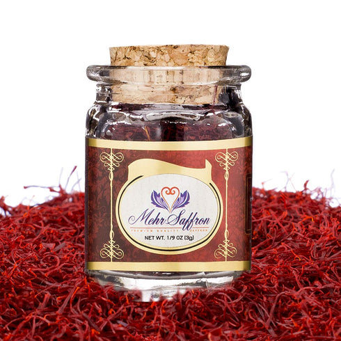 Mehr Saffron, Premium All Red Saffron, 1/9 Oz (3 Gram)