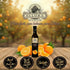 Pack Pack 2 Ellora Farms, Combo Fresh Orange and Peach Infused Balsamic Vinegar Crme, All-Natural, No- Additives