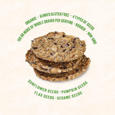 Mary's Gone Crackers Super Seed Crackers, Organic Plant Based Protein, Gluten Free, 5.5 Ounce