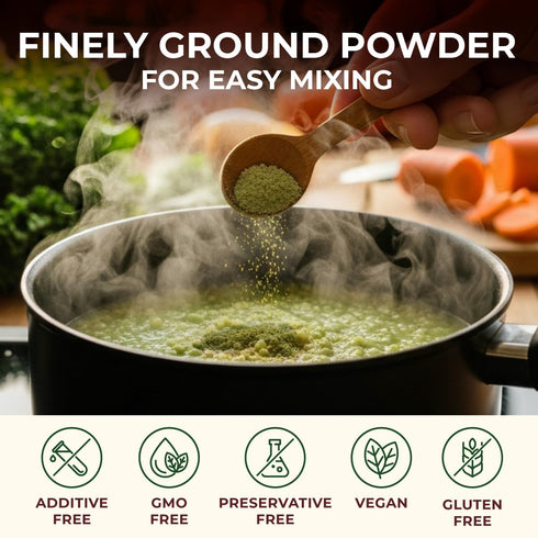 0.33 lb (5.29 oz) 24 Gya Tea Co Kale Powder Servings, Dried Whole Leaf Kale Powder, Greens Superfood for Smoothies
