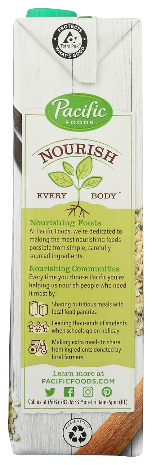 32oz Pacific Foods Hemp Milk, Vanilla