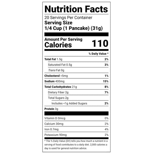 22 oz (2 Pack) War Eagle Mill Organic Buckwheat Pancake & Waffle Mix, Bag