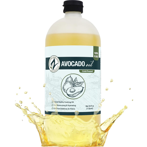 Zatural 100% Avocado Oil Pure Natural without Additives, Clean, Cold Pressed, Non-GMO,