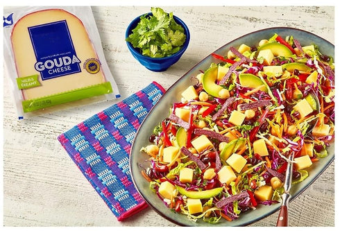 Generic Gouda Cheese is an award winning and beloved cheese. Imported from the Netherlands this young cheese carries