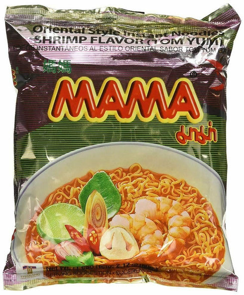 Generic Package 30 Packs (5 5 6bag Mama Oriental Style instant noodles Mix Flavor Bundle Total Flavor Mix shrimp Tom