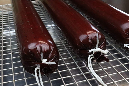 Smokehouse Chef COUNT) 12" 1 1/2" Summer 50 lbs 1 lb 30 FIFTY x Fresh Fibrous Sausage Casings for of meat. Each casings