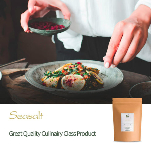 Fleur de Sel Gourmet Quality - Super Fine Seasalt - Fleur De Sel French Sea Salt - Flaky Sea Salt - Diamond Kosher Salt