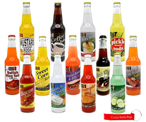 Generic Lester's Fixins Soda | 12 Pack of Unique, Weird, and Unusual Flavors